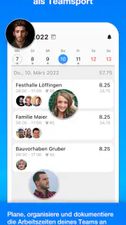 Achim App Arbeitszeiterfassung screenshot 1