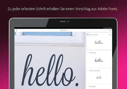 Adobe Capture: Tool für Ps, Ai screenshot