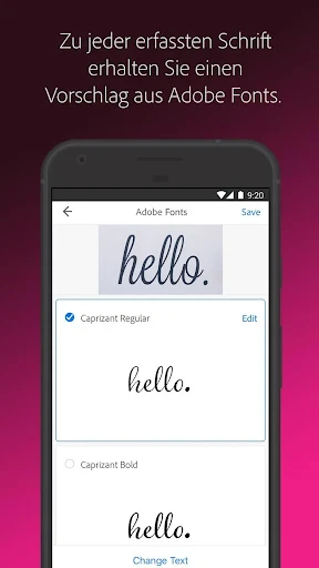 Adobe Capture: Tool für Ps, Ai screenshot