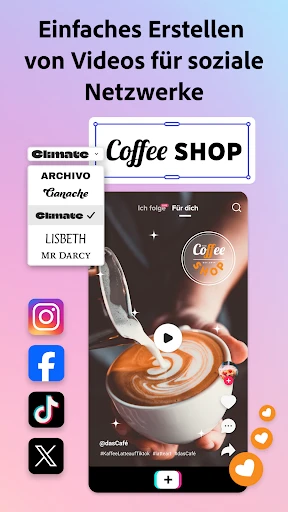 Adobe Express: KI Foto, Video screenshot