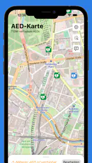 AED-Karte - Defibrillatoren screenshot 2