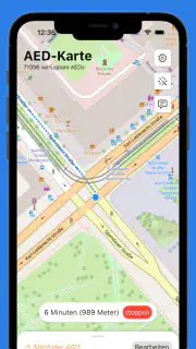 AED-Karte - Defibrillatoren screenshot 3