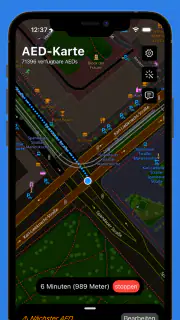AED-Karte - Defibrillatoren screenshot 4