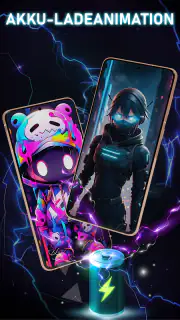 Akku Ladeanimation Effekt App screenshot 1