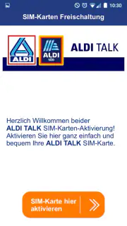 ALDI TALK Aktivierung screenshot 1