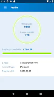 Alfafile.net File Manager screenshot 1