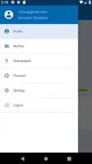 Alfafile.net File Manager screenshot 2