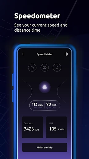 All-in-One-Karten, Tachometer screenshot