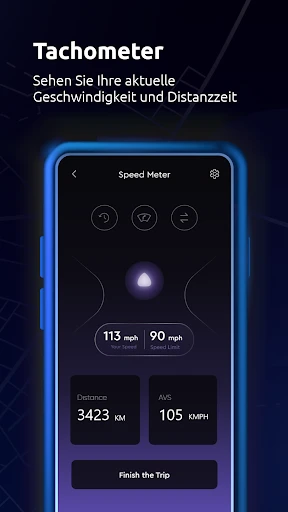 All-in-One-Karten, Tachometer screenshot