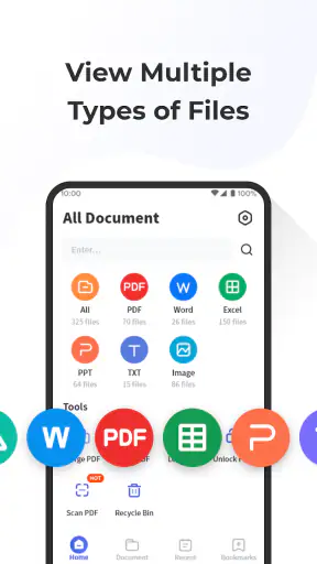 Alle Dokumenttools screenshot