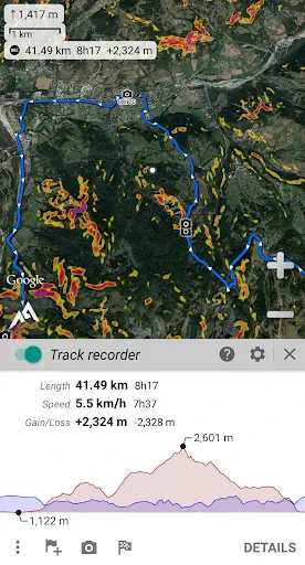 AlpineQuest Off-Road Explorer screenshot