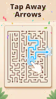 Amaze Away: Arrow Puzzle Games screenshot 1