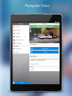 ampido - Die Parkplatz-App screenshot