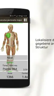 Anatomie Quiz Pro screenshot 2