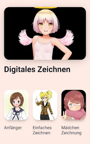 Anime zeichnen lernen app screenshot