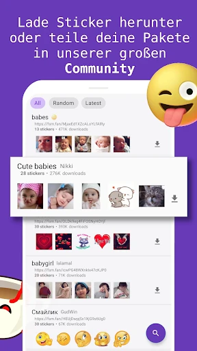 Animierte Sticker erstellen screenshot