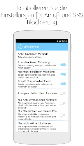 Anrufer und SMS Blockieren screenshot