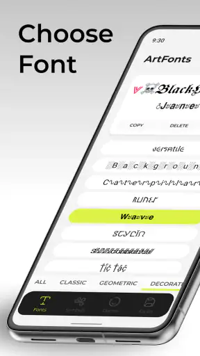 ArtFonts: Hübsche Schriften screenshot