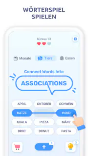 Associations - Wörter Spiele screenshot 1