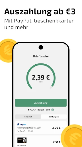 AttaPoll - Bezahlte Umfragen screenshot
