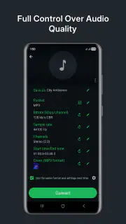 Audio Converter (MP3 AAC OPUS) screenshot 3