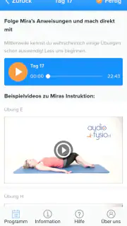 AudioFysio Rückenschmerzen App screenshot 5