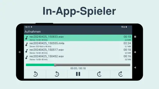 Audiorecorder Pro screenshot 3