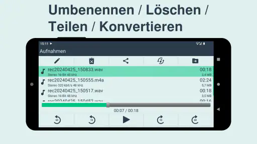 Audiorecorder Pro screenshot 4