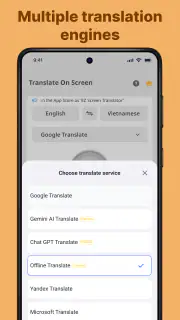 Auf dem Bildschirm übersetzen screenshot 5