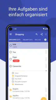 Aufgaben: Aufgabenliste screenshot 1