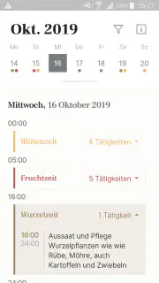 Aussaattage Maria Thun screenshot 2