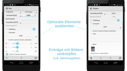 Auto-Kosten und Tankbuch PRO screenshot 3