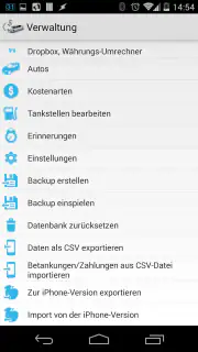 Auto-Kosten und Tankbuch PRO screenshot 8