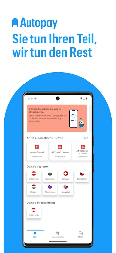 Autopay. Vignetten, Autobahnen screenshot