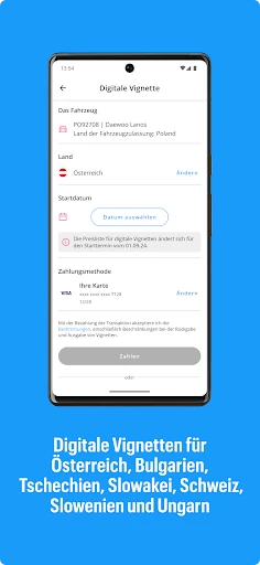 Autopay. Vignetten, Autobahnen screenshot