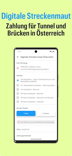 Autopay. Vignetten, Autobahnen screenshot
