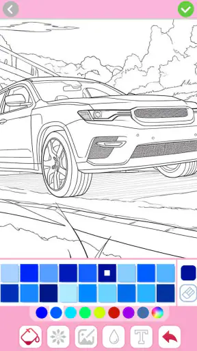 Autos malspiel - Malen spiele screenshot