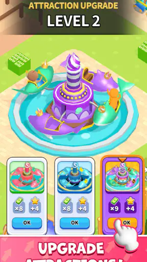 Awesome Park: Leerlaufspiel screenshot