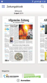 AZ ePaper screenshot 1