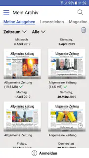 AZ ePaper screenshot 2