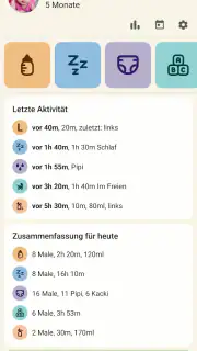 Baby Tracker - Stillen App screenshot 1