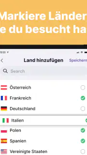 been: besuchte Länder screenshot 6
