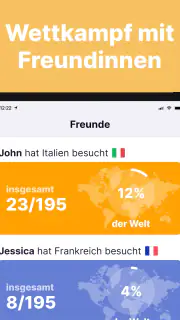 been: besuchte Länder screenshot 8