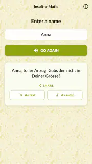 Beleidigungsautomat screenshot 1