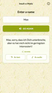 Beleidigungsautomat screenshot 2