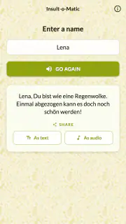 Beleidigungsautomat screenshot 3