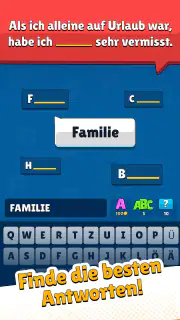 Beliebte Wörter: Familienspiel screenshot 1