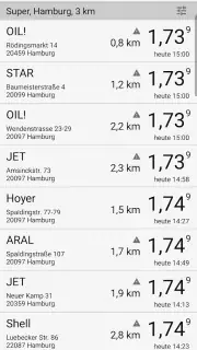 Benzinpreis-Blitz - Tanken App screenshot 1