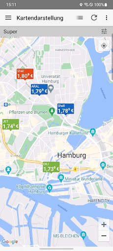 Benzinpreis-Blitz - Tanken App screenshot