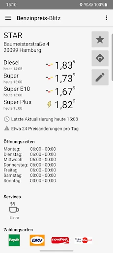 Benzinpreis-Blitz - Tanken App screenshot